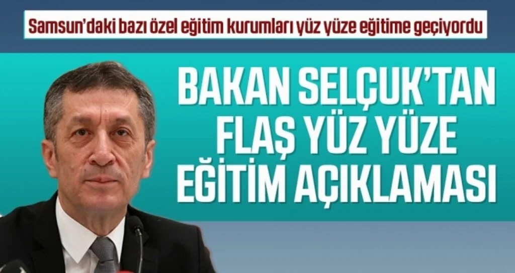Yüz Yüze Eğitim 8 ve 12. Sınıflara Serbest