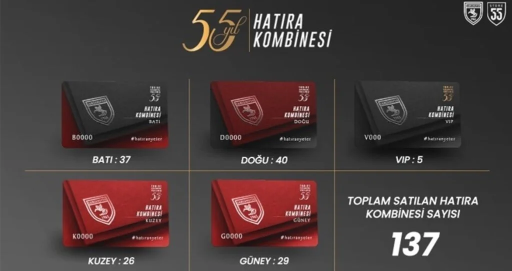 137 adet kombine satıldı
