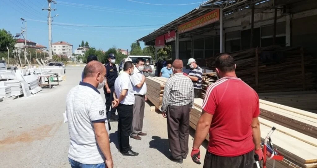 Alaçam'da "Sağlık İçin Hepimiz İçin’’ denetimi
