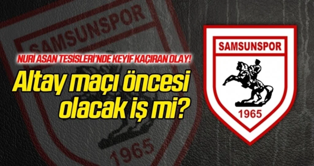 Altay maçı öncesi olacak iş mi?