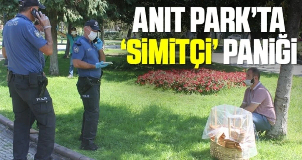 Anıt Park'ta 'Simitçi' Paniği