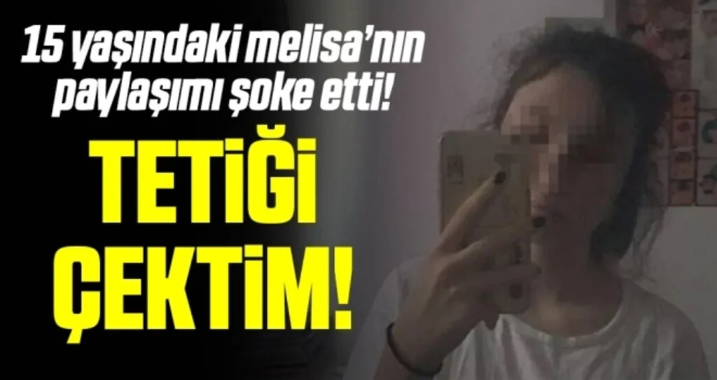 Babasının silahıyla intihar eden 15 yaşındaki Melisa'nın son tweeti şoke etti: Tetiği çektim