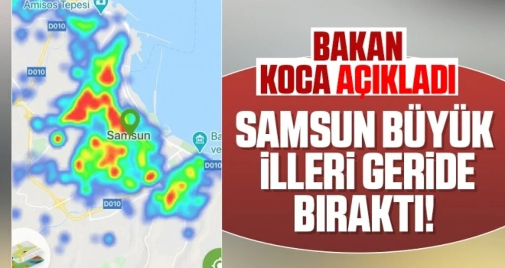 Bakan Koca Açıkladı! Samsun Büyük İlleri Geride Bıraktı!
