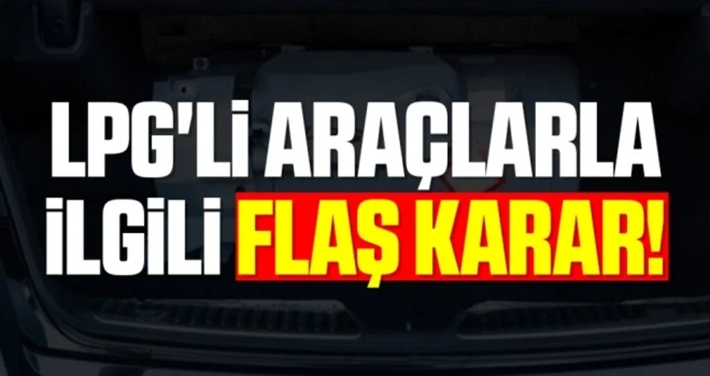 Bakan Kurum duyurdu! LPG'li araçlarla ilgili yeni karar