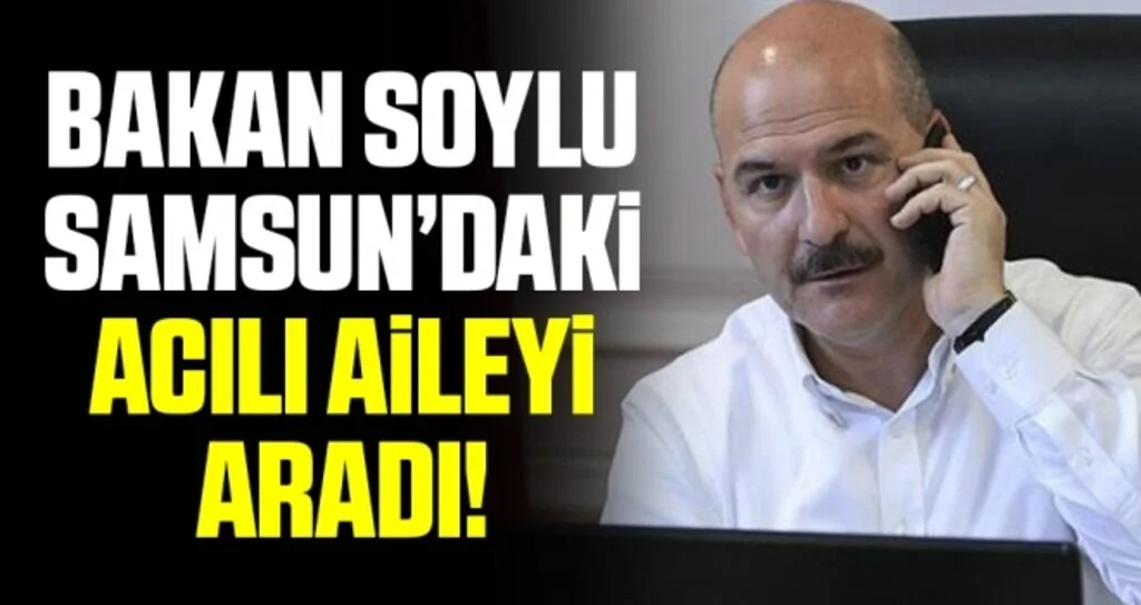 Bakan Soylu, öldürülen Suriyeli gencin ailesine taziyelerini ilettti