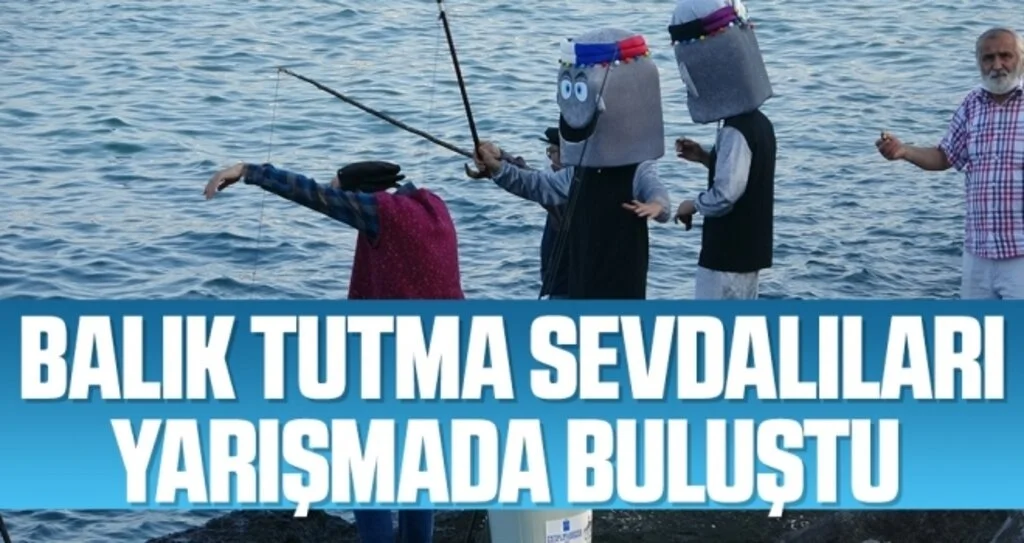 Balık tutma sevdalıları yarışmada buluştu 