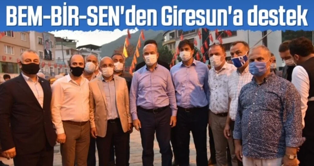 BEM-BİR-SEN'den Giresun'a destek 