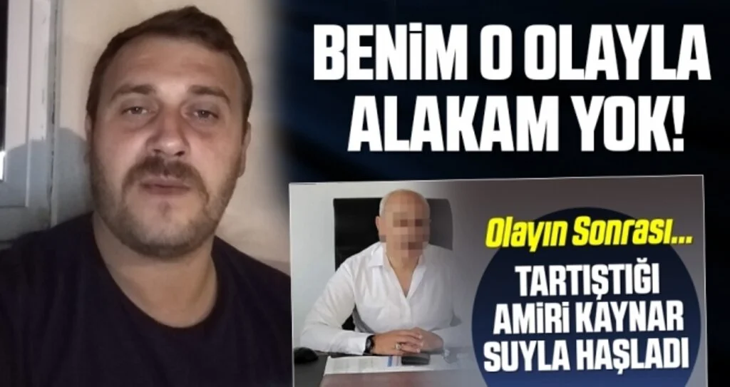 'Benim o olayla alakam yok!'