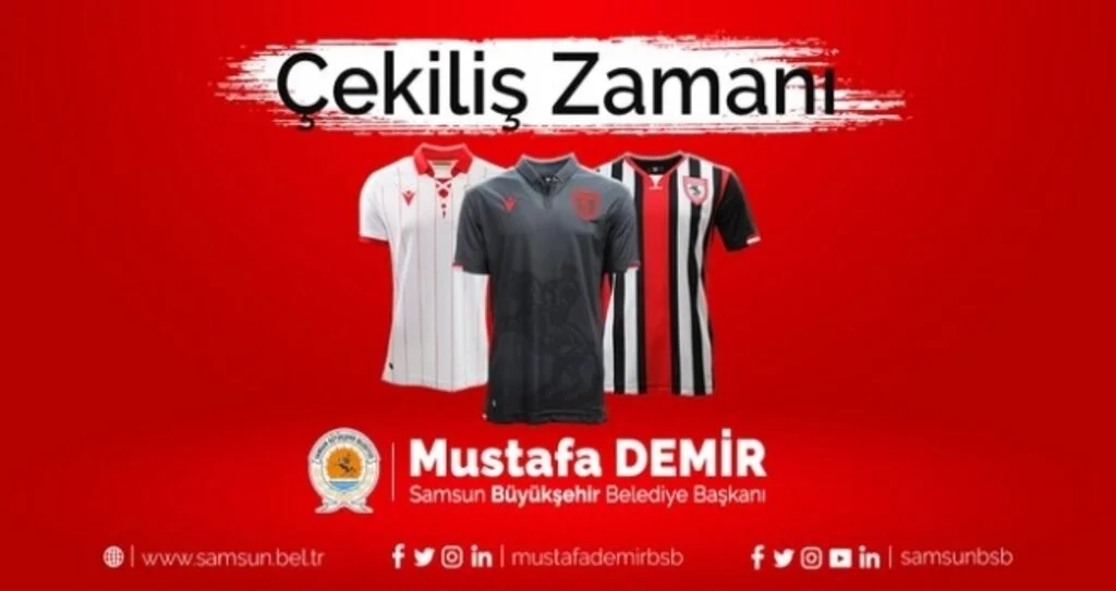 Büyükşehir'den 55 tane Samsunspor forması