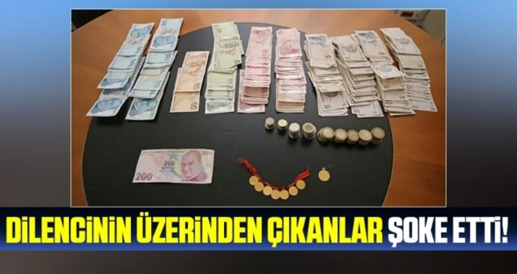 Dilencinin Üzerinden Çıkanlar Şoke Etti!