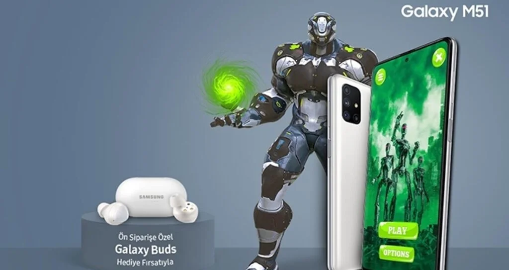 Galaxy M51, 7.000 mAh pil gücü, 8 GB RAM ve Snapdragon işlemcisiyle şimdi ön siparişte!