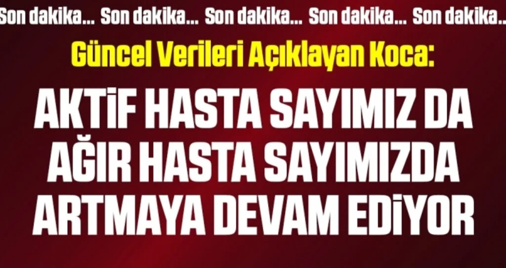 Güncel corona virüsü verileri açıklandı! İşte 15 Eylül tablosu…