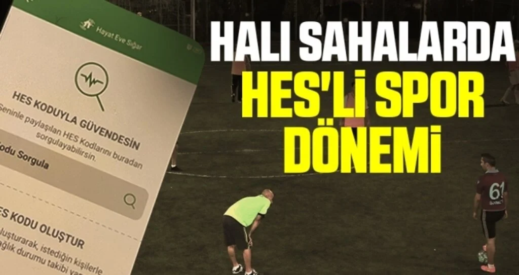 Halı sahalarda HES'li spor dönemi