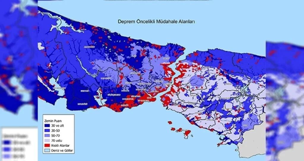 İstanbul Deprem Haritası Yayınlandı
