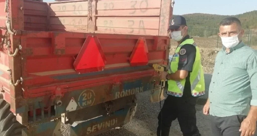 Jandarma’dan tarımsal zirai araç ve traktör denetimi