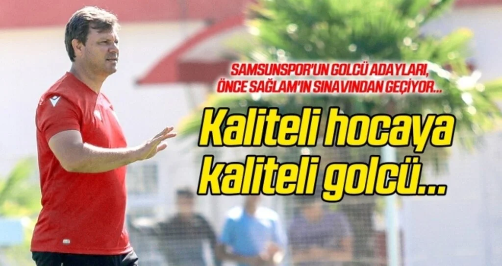 Kaliteli hocaya, kaliteli golcü...