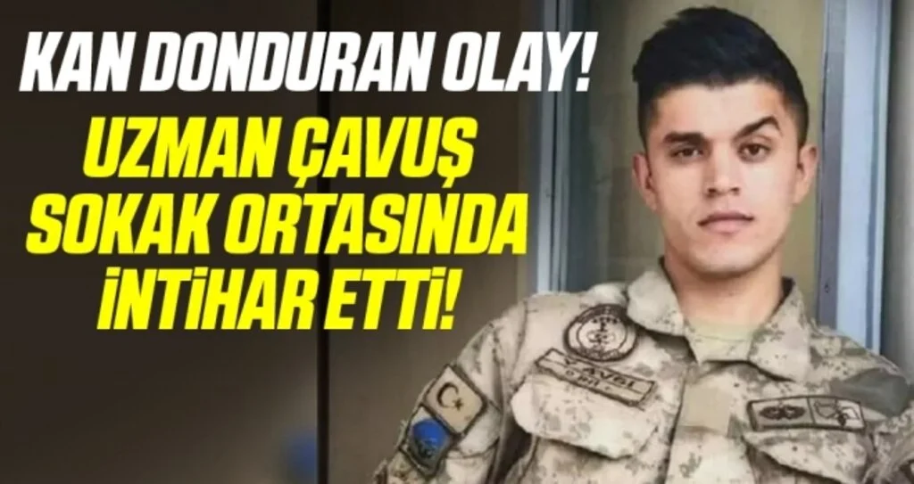 Kan Donduran Olay! Uzman Çavuş Sokak Ortasında İntihar Etti!