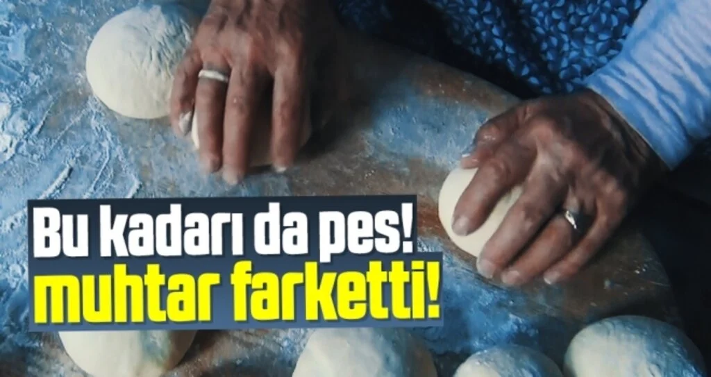 Karantinada komşuları ile birlikte ekmek yaptı 