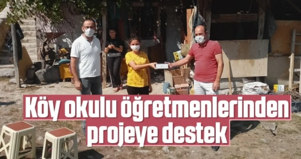 Köy okulu öğretmenlerinden 'Sınıf Tam Öğretmenim' projesine destek