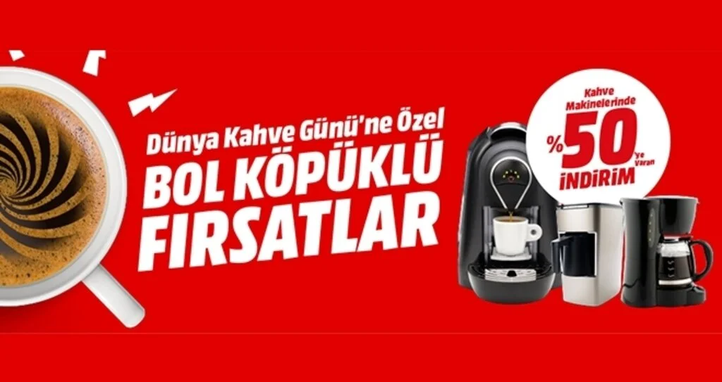 MediaMarkt’tan kahveseverlere özel bol köpüklü fırsatlar