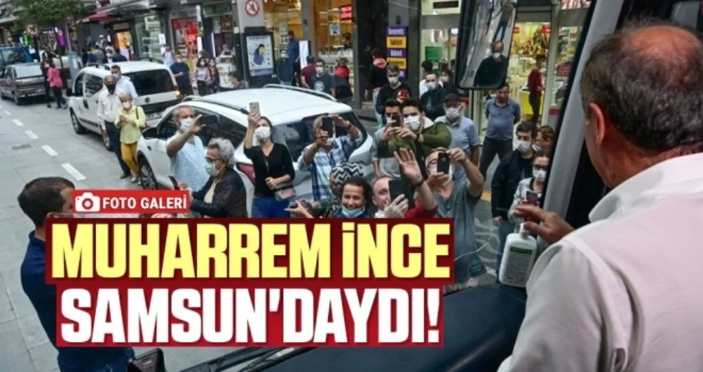 Muharrem İnce Samsun'daydı!