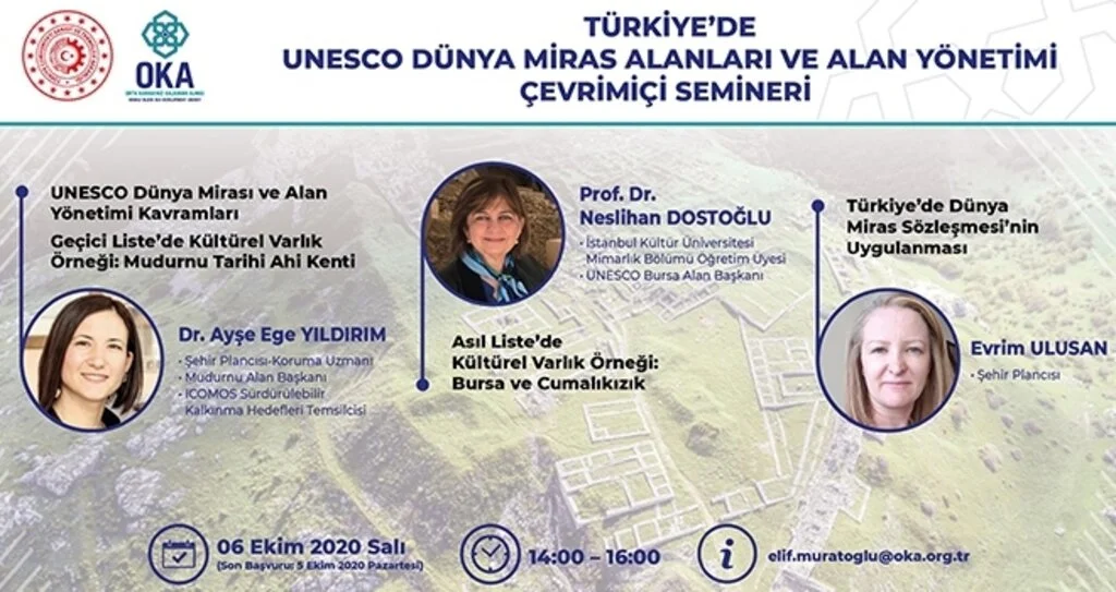 OKA'dan "Türkiye’de UNESCO Dünya Miras Alanları ve Alan Yönetimi" semineri