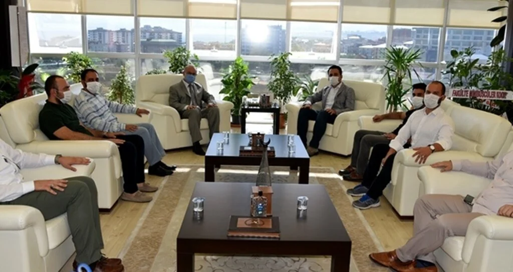 Rektör Ünal TÜGVA Genel Başkanını Ağırladı