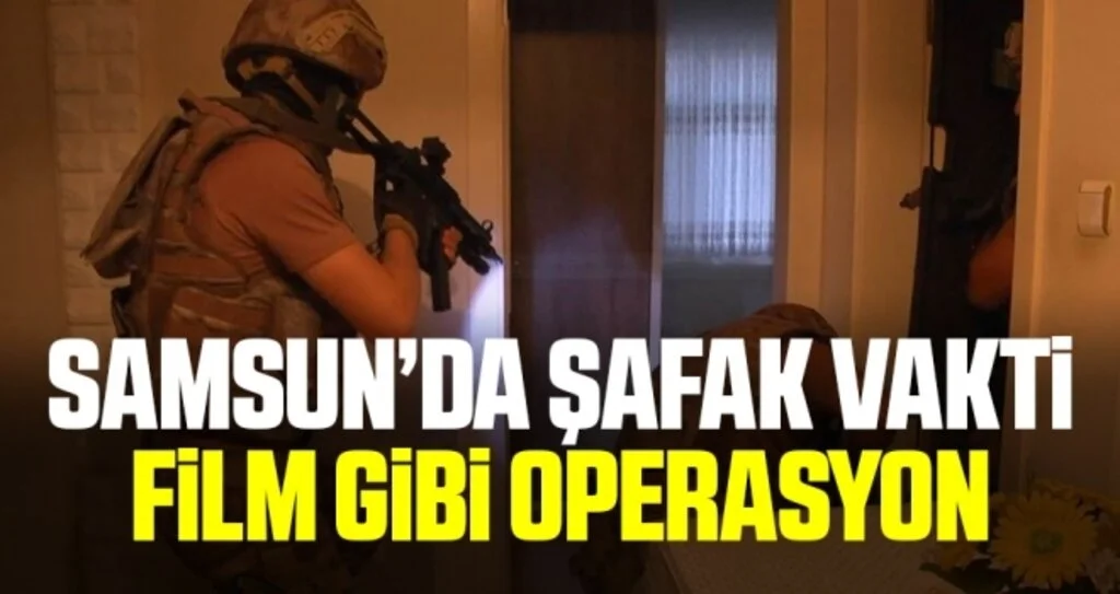 Şafak vakti zehir tacirlerine film gibi operasyon kamerada