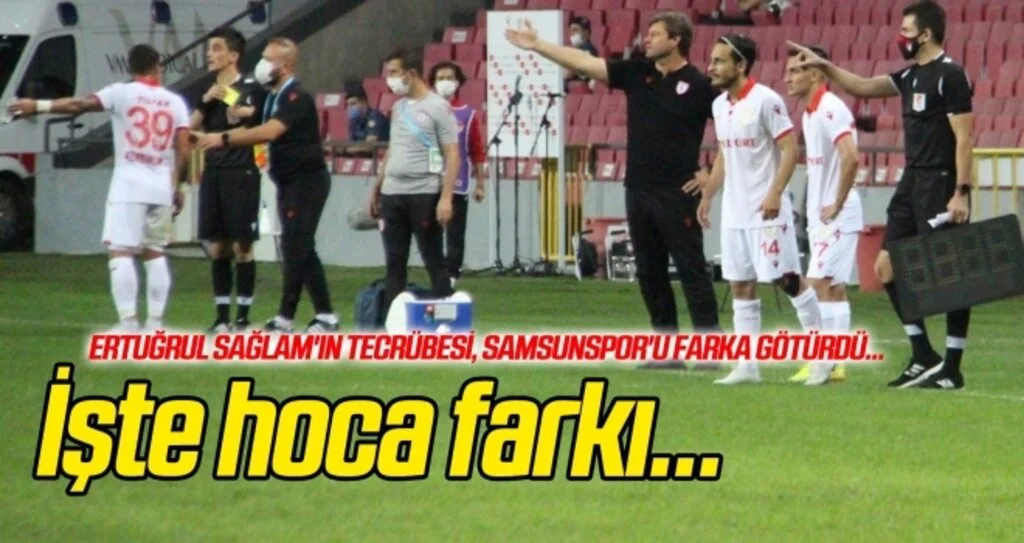 Sağlam'ın tecrübesi, Samsunspor'u farka götürdü...