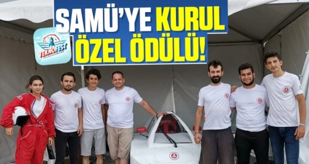 Samsun Üniversitesi'ne TEKNOFEST'te bir ödül daha