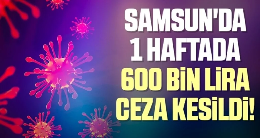 Samsun'da 1 Haftada 600 Bin Lira Ceza Kesildi!