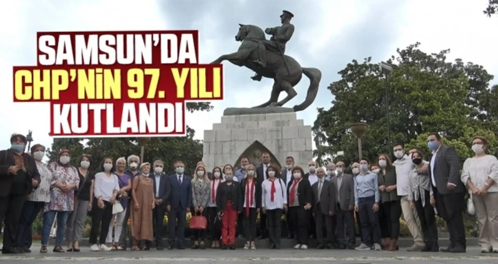 Samsun’da CHP’nin 97. yılı kutlandı