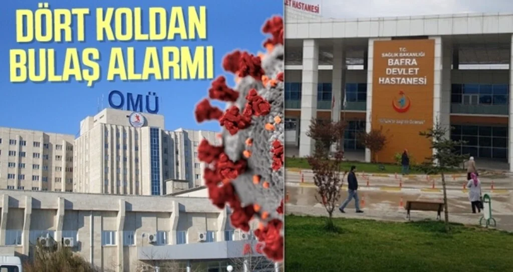 Samsun'da Dört Koldan Bulaş Alarmı