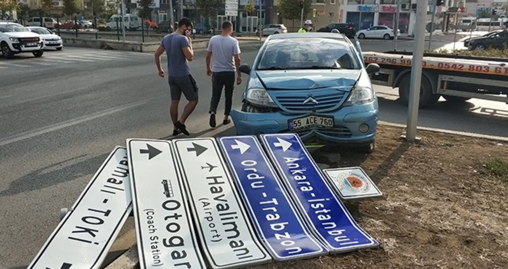 Samsun'da trafik kazası: 1 yaralı