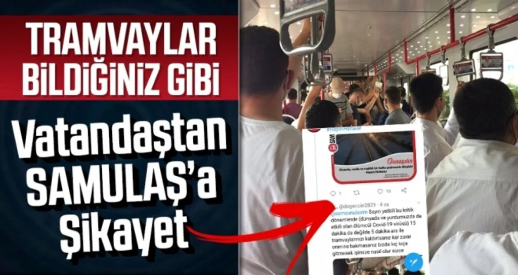 Samsun'da Tramvaylar Bildiğiniz Gibi