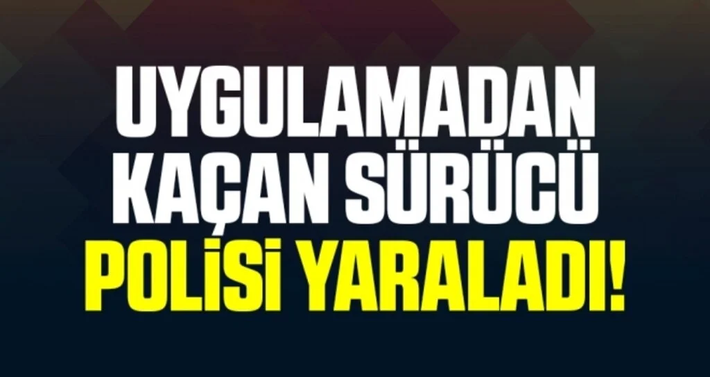 Samsun'da Uygulamadan Kaçan Sürücü Polisi Yaraladı!
