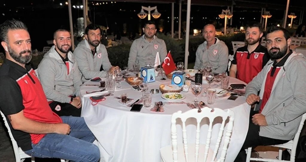 Samsunspor Basketbol Yemekte Buluştu