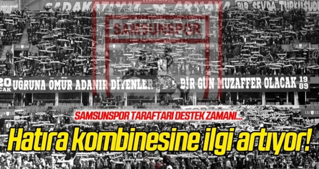 Samsunspor'un Hatıra Kombinesine ilgi artıyor