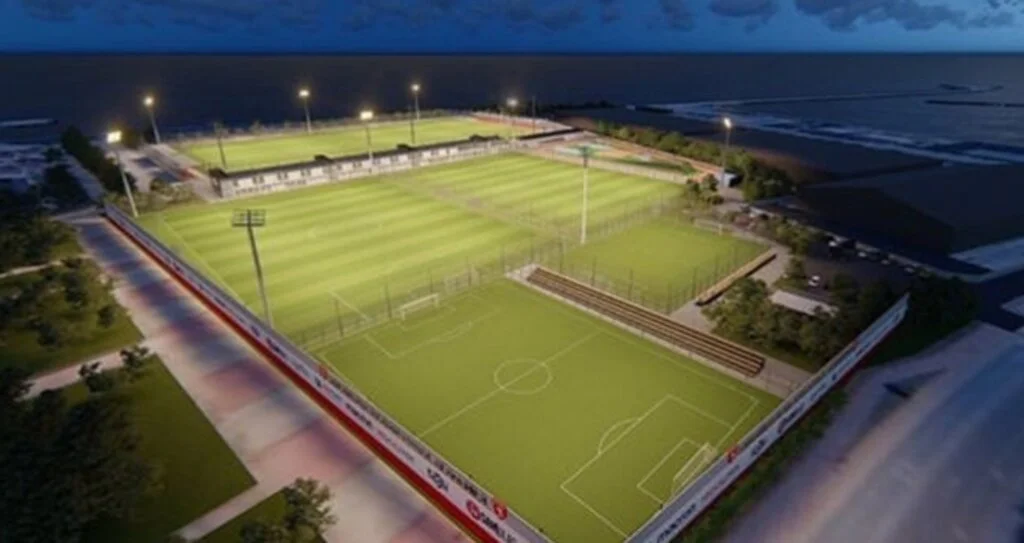 Samsunspor'un yeni tesisinin bitmiş hali göz kamaştırdı