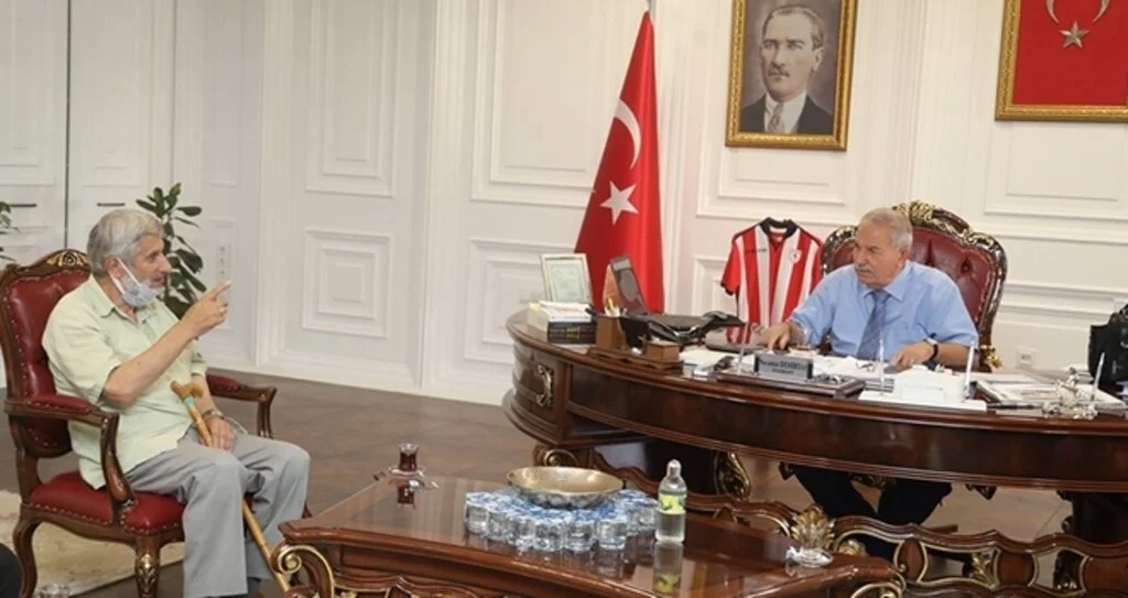Samsun'un Mamevi Mimarı Aktaş Hoca'dan Başkan Demirtaş'a Ziyaret