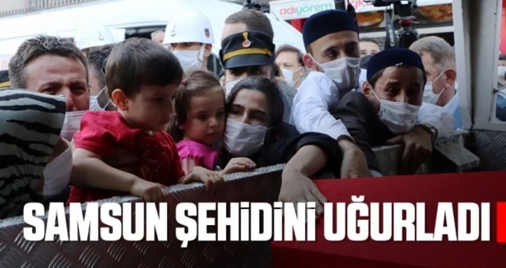 Şehit Yüzbaşı Mahmut Top son yolculuğuna uğurlandı
