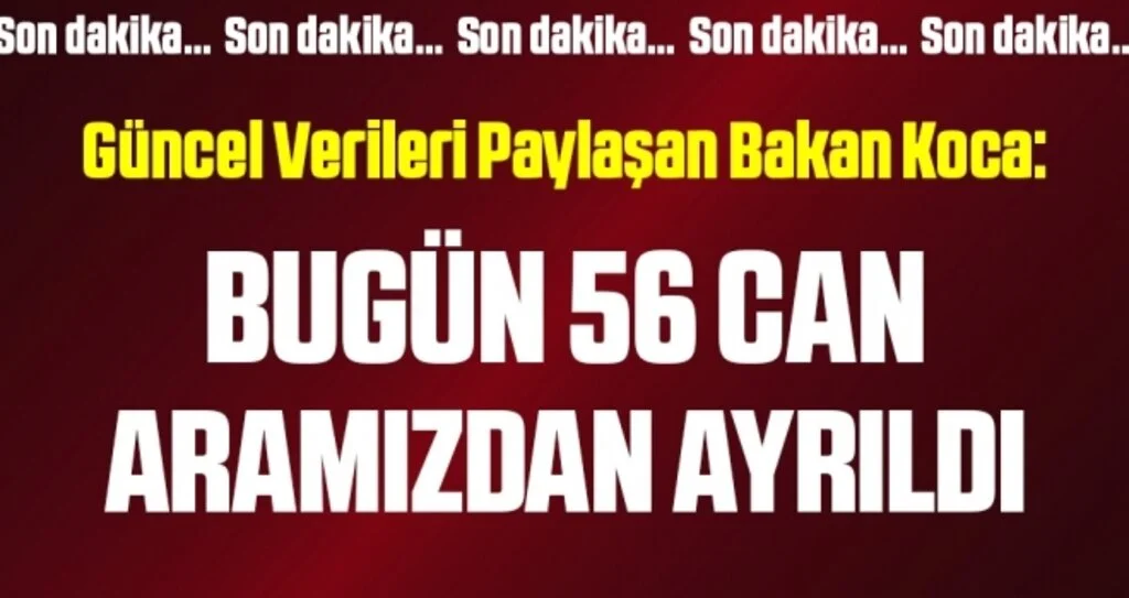 Son dakika… 11 Eylül corona virüsü verileri açıklandı!