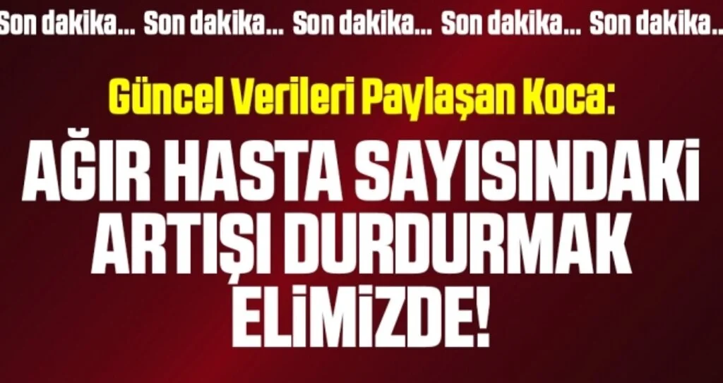 Son dakika… 17 Eylül corona virüsü verileri açıklandı!