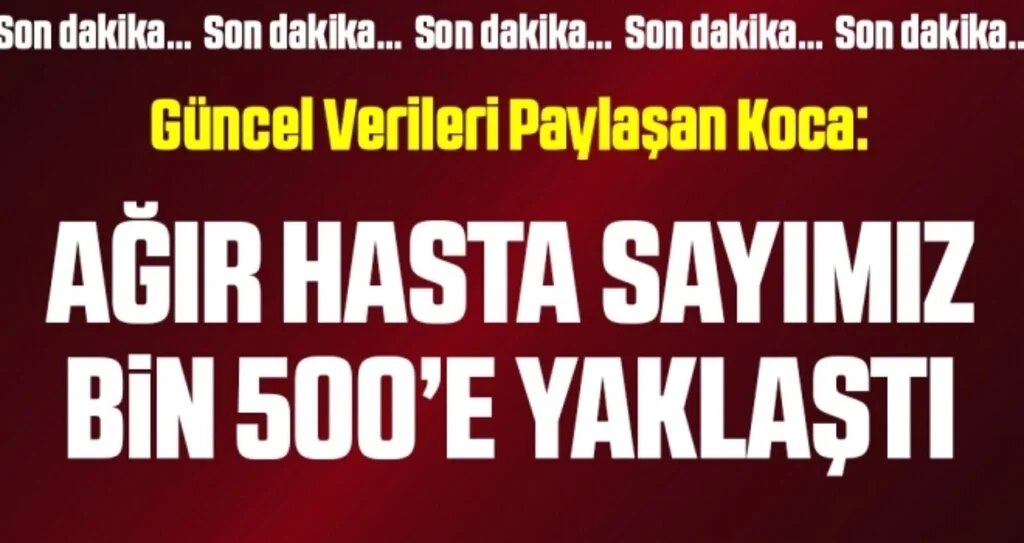 Son dakika… 21 Eylül corona virüsü tablosu açıklandı!