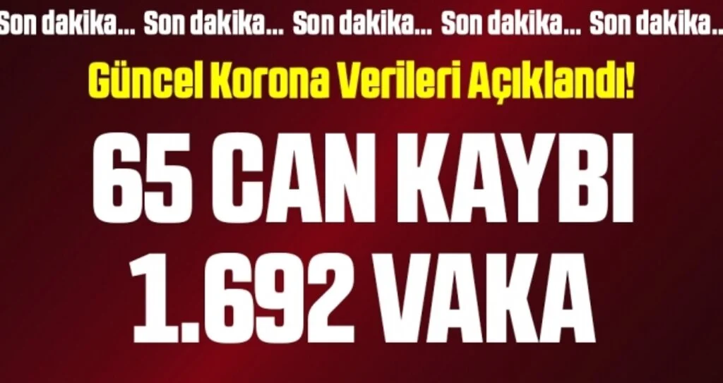 Son dakika… 22 Eylül corona virüsü verileri açıklandı!