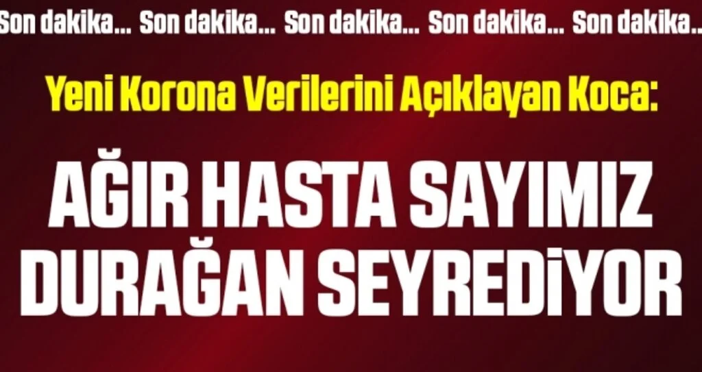 Son dakika… 29 Eylül corona virüsü verileri açıklandı!