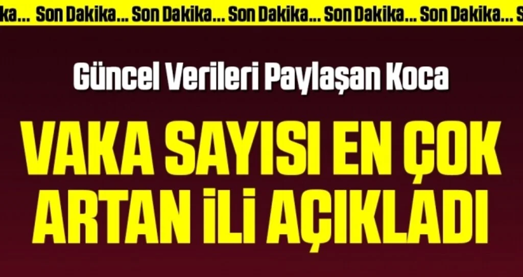 Son dakika… 7 Eylül corona virüsü verileri açıklandı!