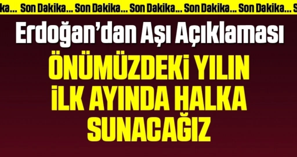 Son dakika… Kabine toplantısı sonrası Erdoğan’dan corona virüsü aşısı açıklaması!