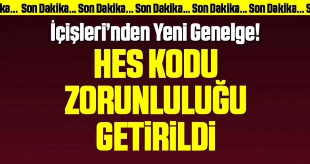 Son dakika… Toplu taşıma ve konaklama tesislerinde HES kodu zorunluluğu getirildi