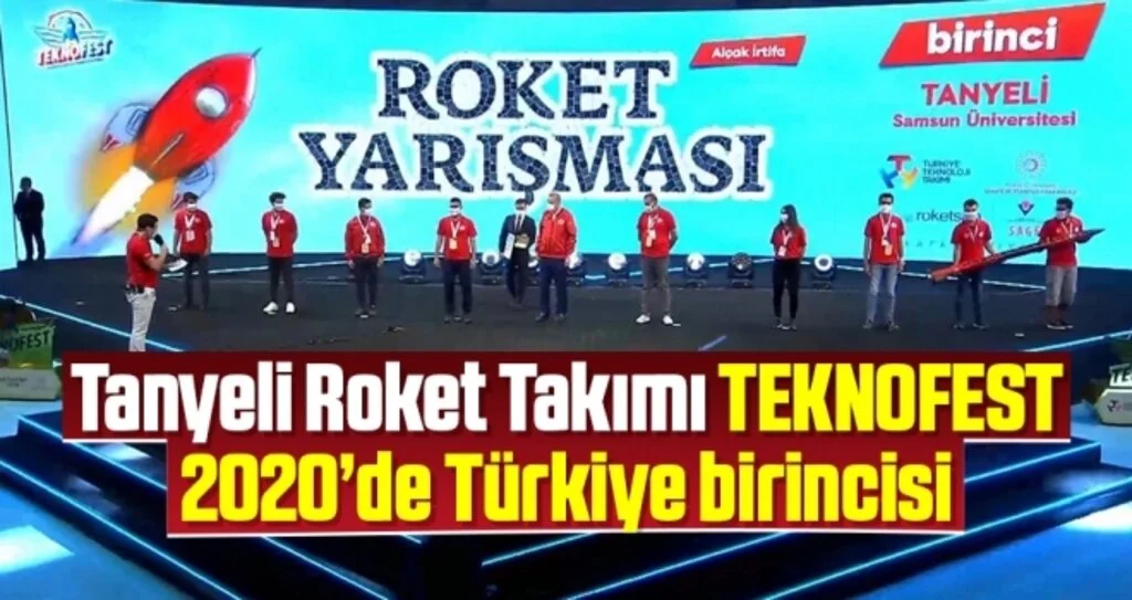 Tanyeli Roket Takımı TEKNOFEST 2020’de Türkiye birincisi